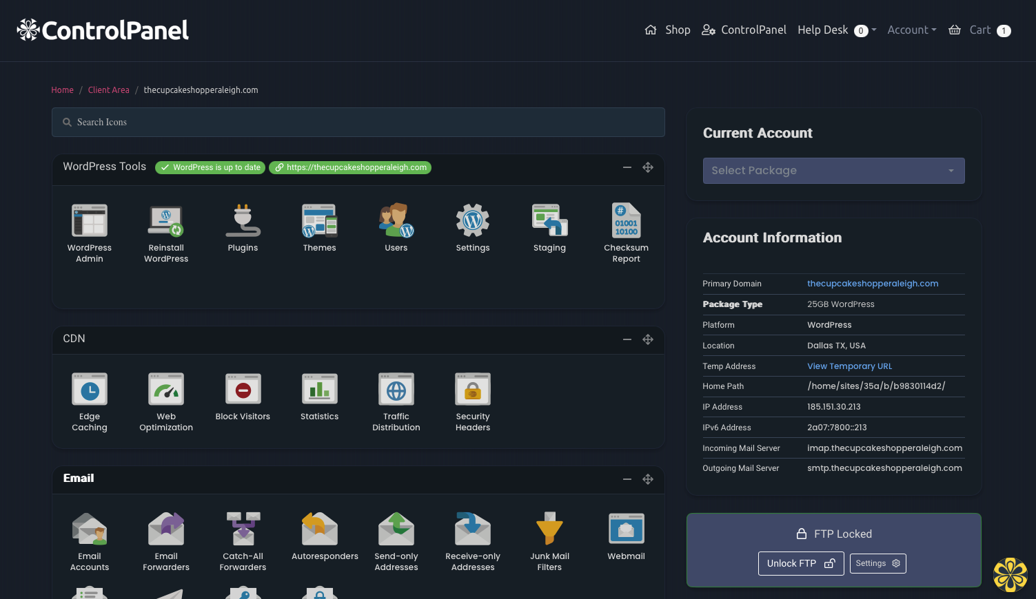 ControlPanel - Purge Edge Cache 1